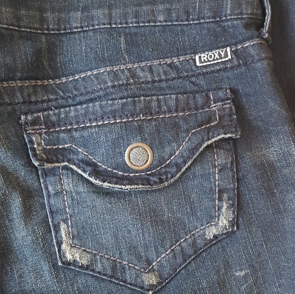 ROXY ⭐ BOOT CUT JEANS ⭐ SIZE 13 JR or 10/12 WOMEN' - Picture 5 of 7